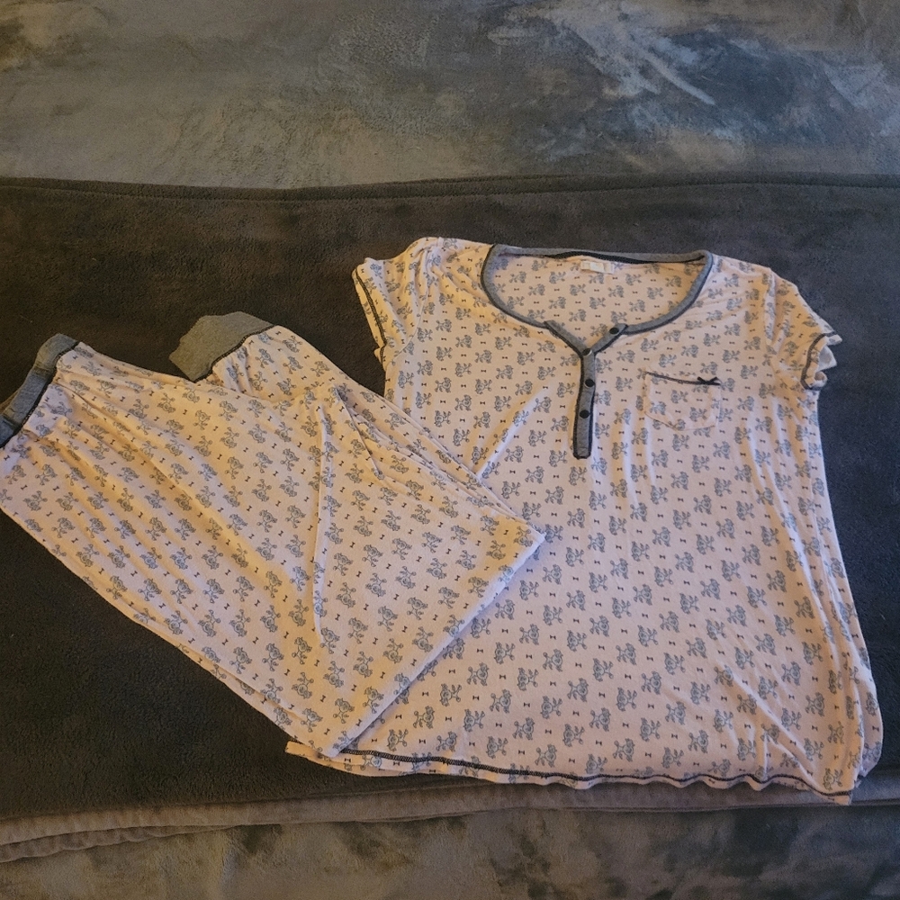 Layla Poodle Pajama Set